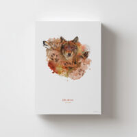 Lámina Lobo Ibérico