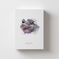 Lámina Lavandera Blanca