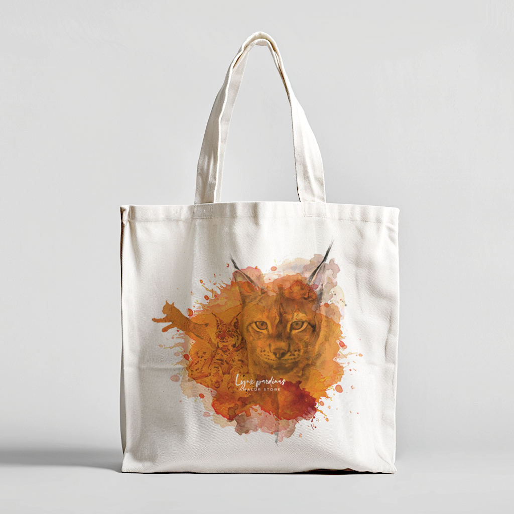 Bolsa de tela Lince Ibérico