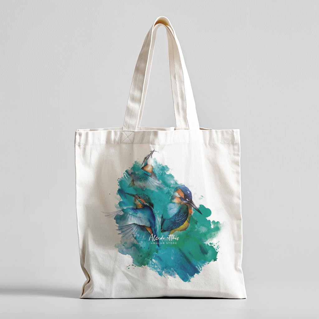 Bolsa de tela Martín Pescador