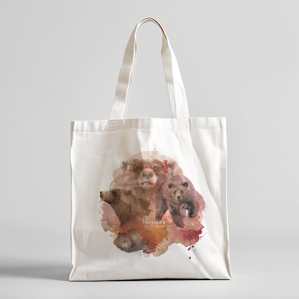 Bolsa de tela Oso Pardo