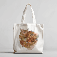 Bolsa de tela Lobo Ibérico