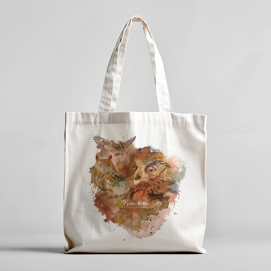 Bolsa de tela Lobo Ibérico