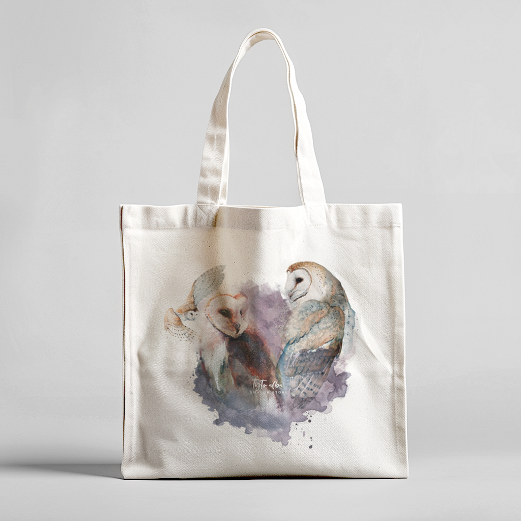 Bolsa de tela Lechuza