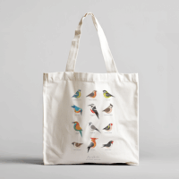 Bolsa de tela Pájaros