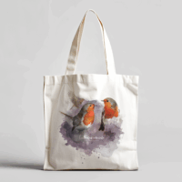 Bolsa de tela Petirrojo