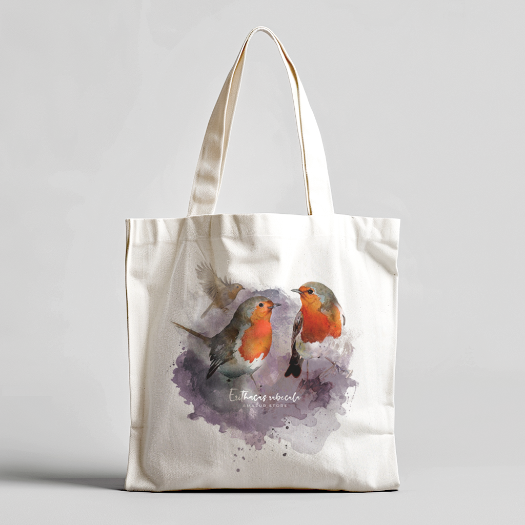 Bolsa de tela Petirrojo