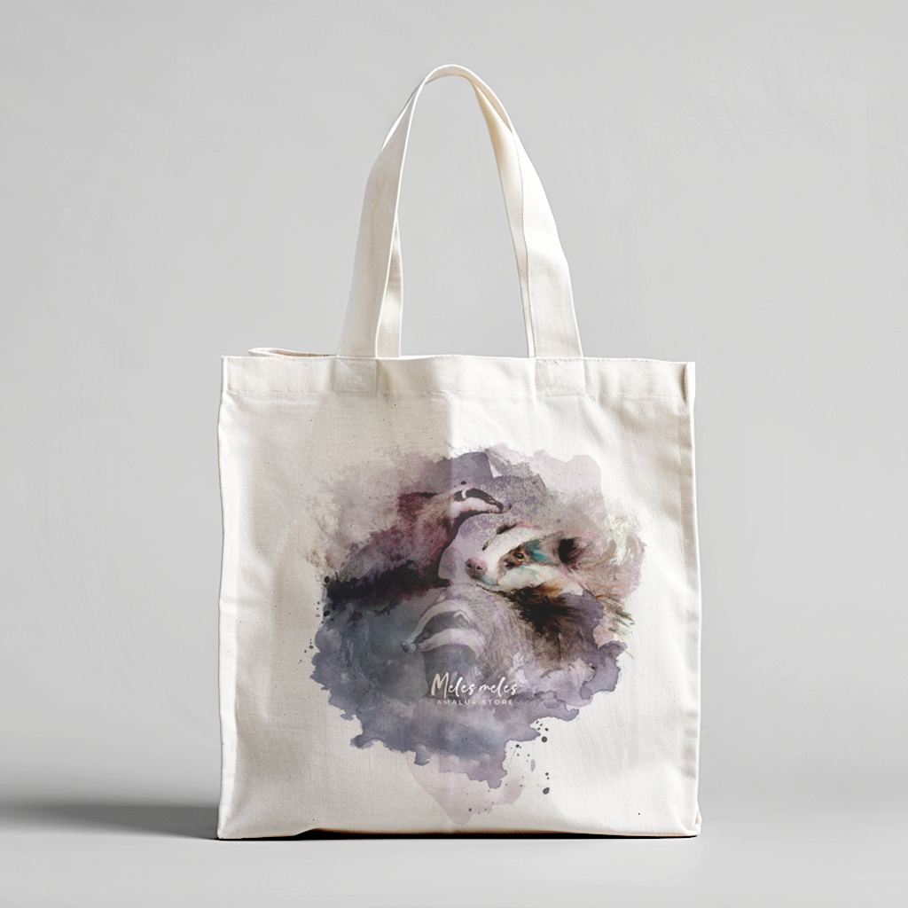 Bolsa de tela Tejón