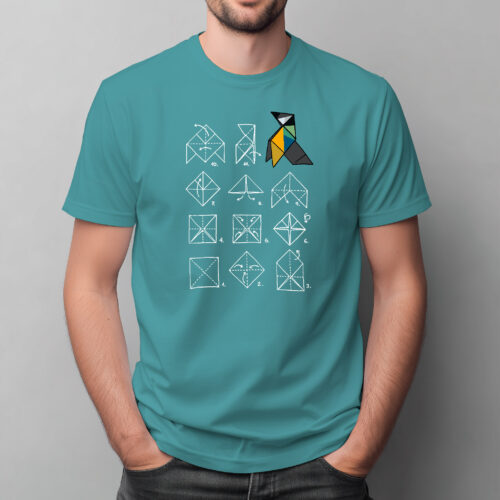 Camiseta Origami Carbonero