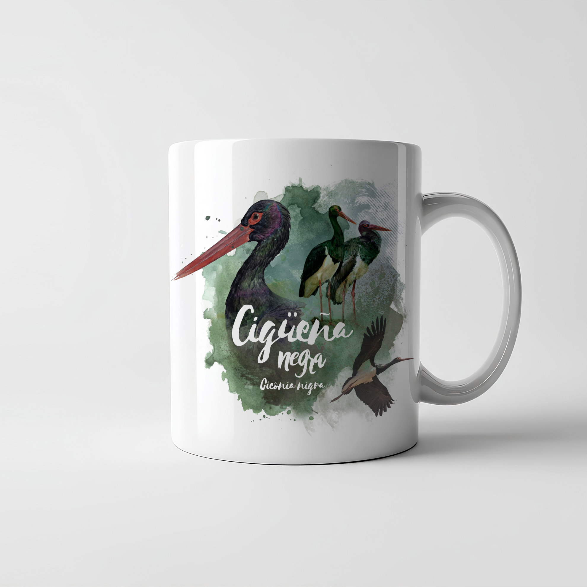 Taza Cigüeña Negra