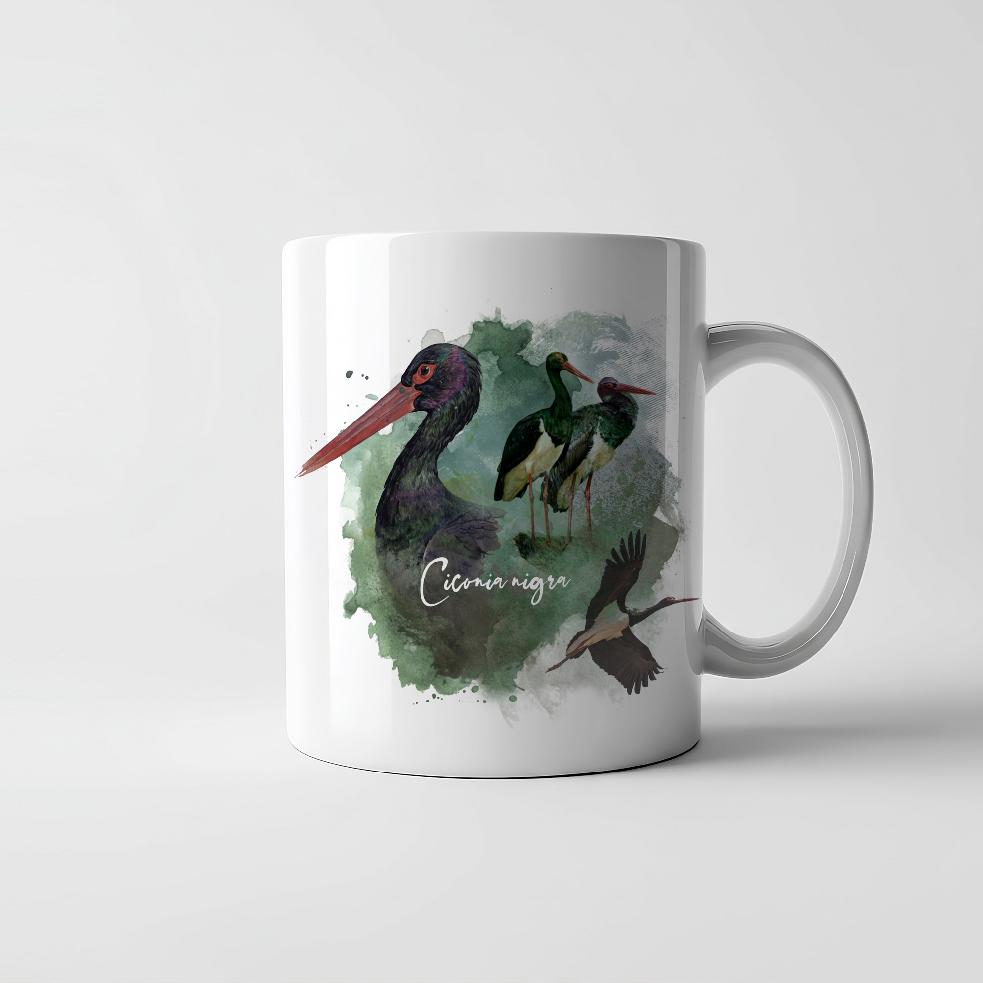 Taza Cigüeña Negra