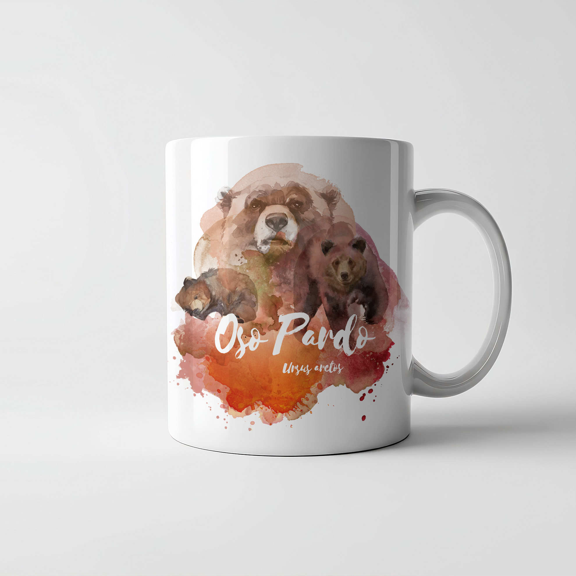 Taza Oso Pardo
